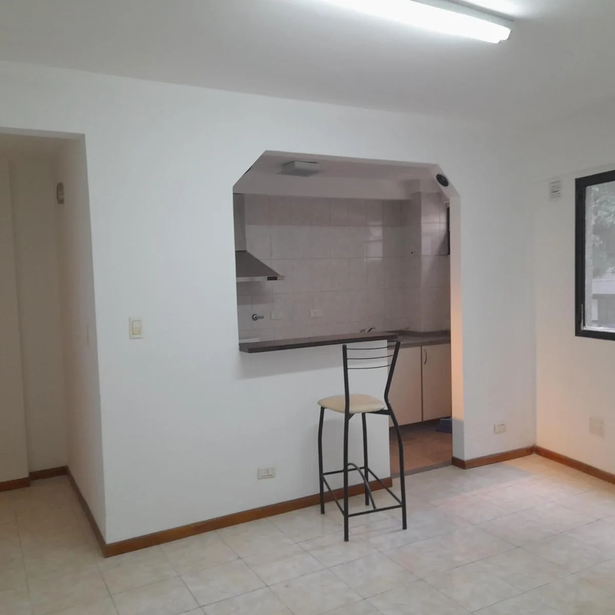 Departamento de 3 ambientes al frente en Palermo