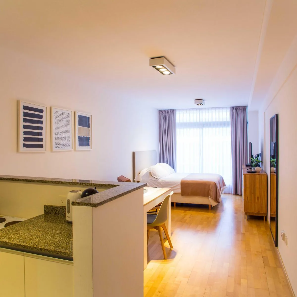 Furnished studio apartment in Núñez