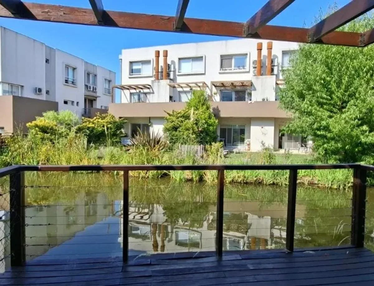Ground floor, lake-view balcony