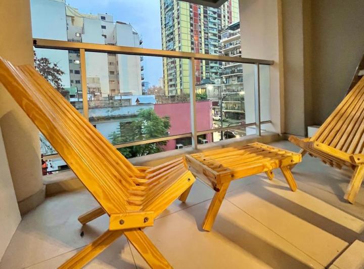 Furnished studio apartment in Caballito with utilities included