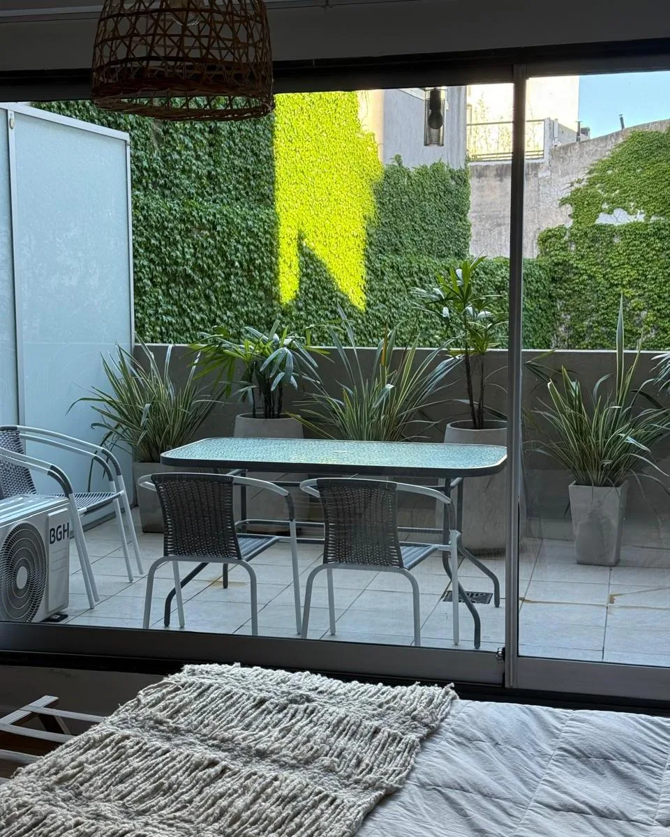 Studio com varanda-terrace em Colegiales