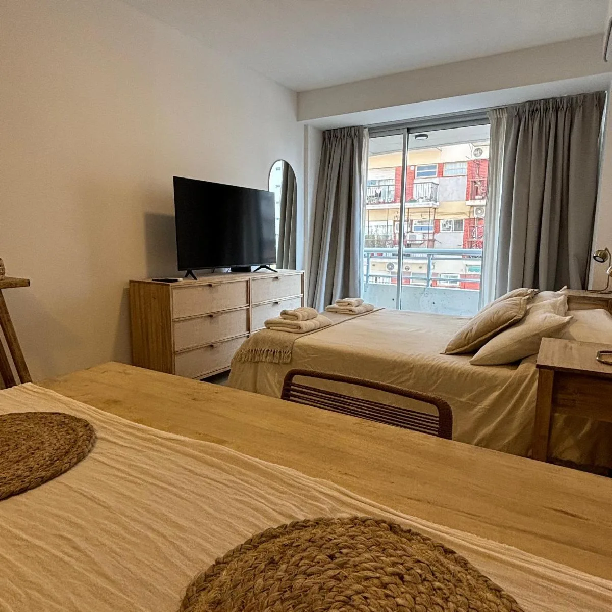 Furnished studio with balcony in Chacarita