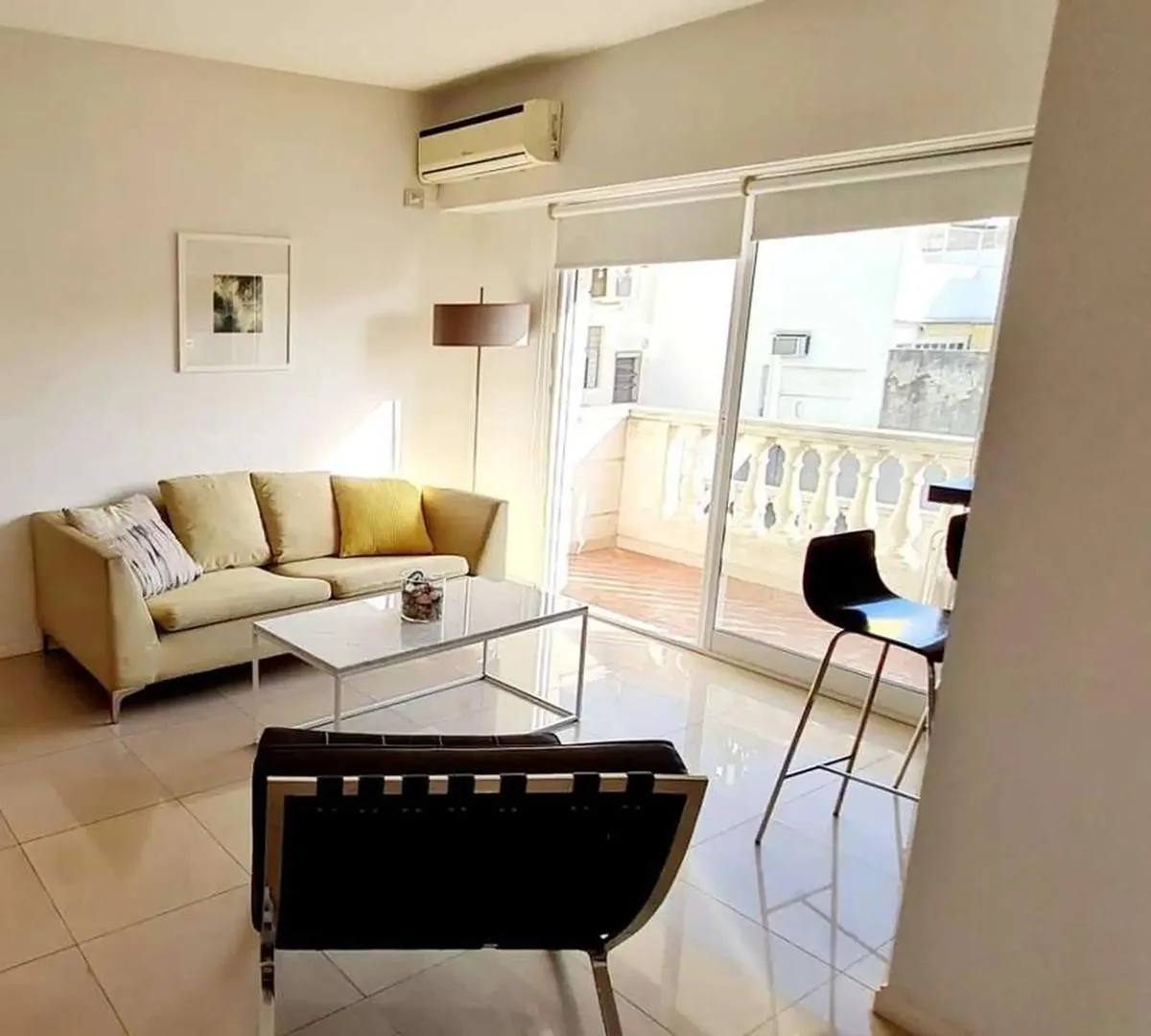 Departamento amoblado de 2 ambientes con balcón en Villa Crespo