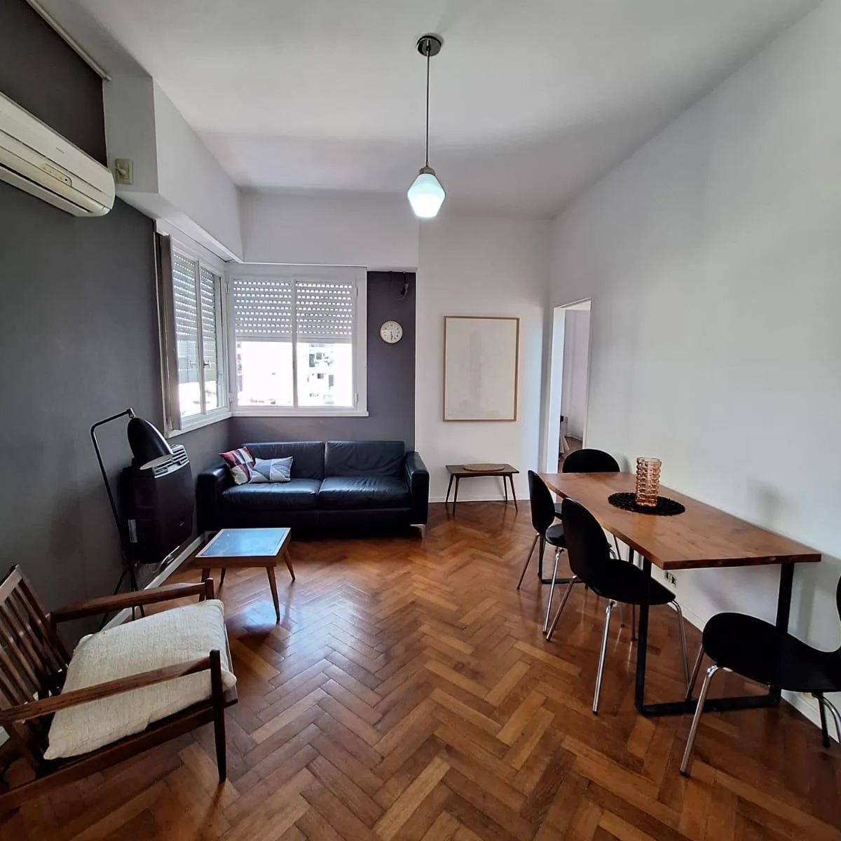 Apartamento de três ambientes com 2 quartos em San Telmo