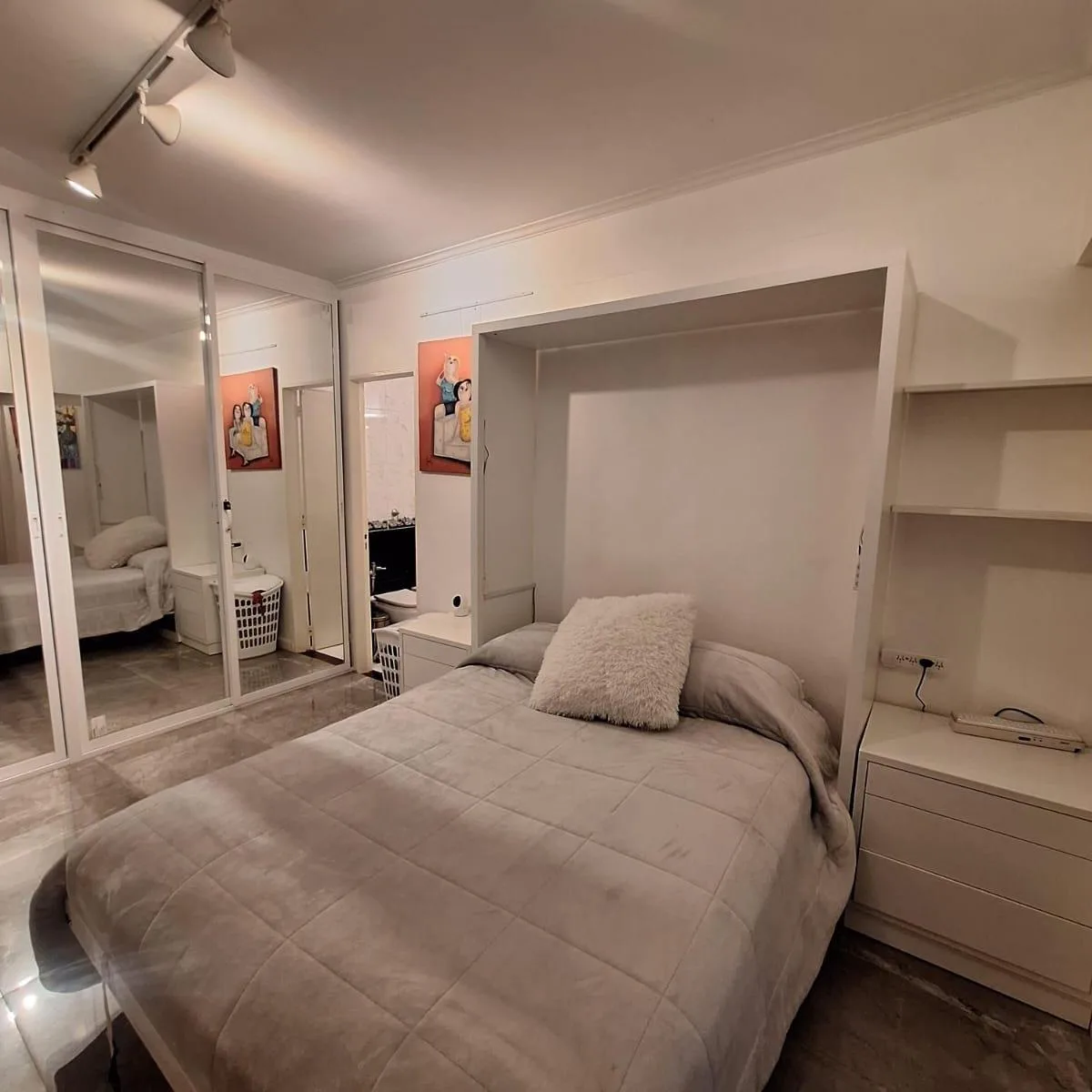 Квартира-студия с мебелью в Recoleta у Plaza Vicente López