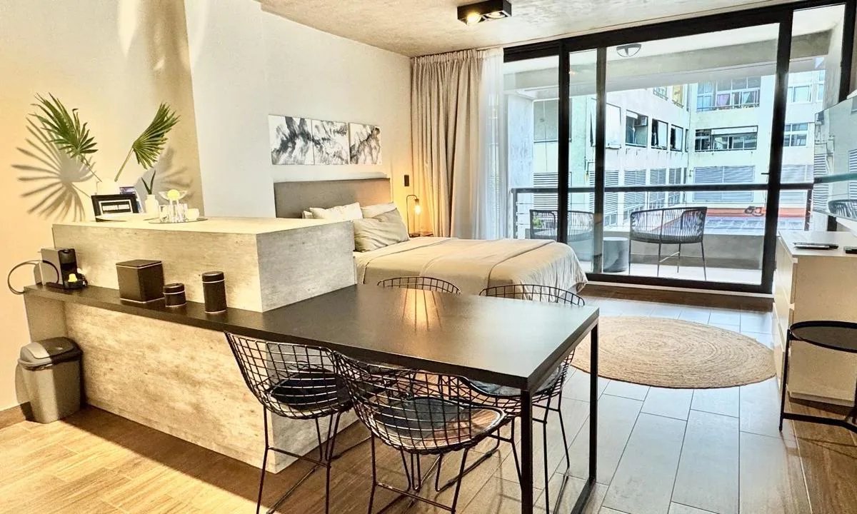 Furnished studio apartment in Colegiales