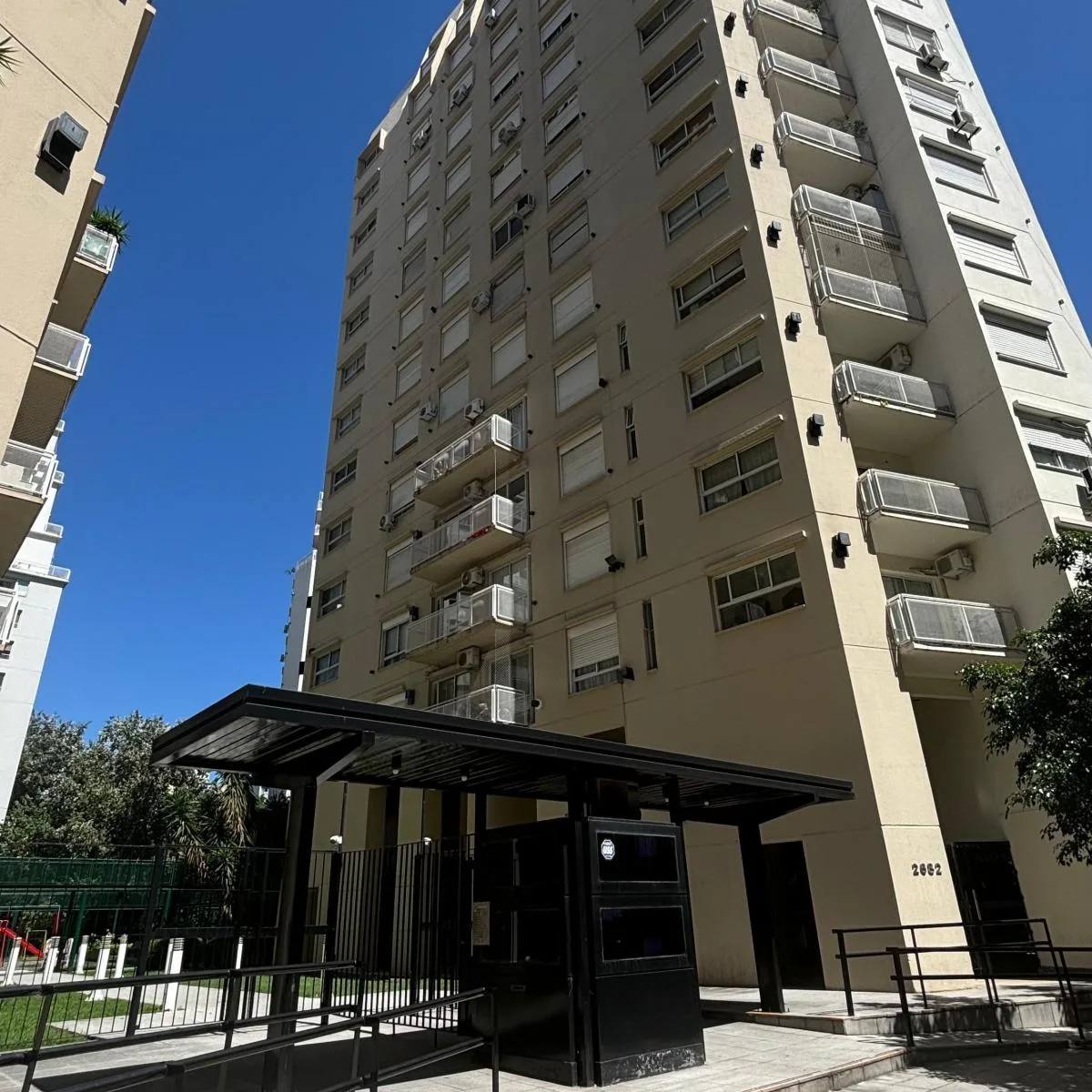 2 ambientes con balcón y amenities