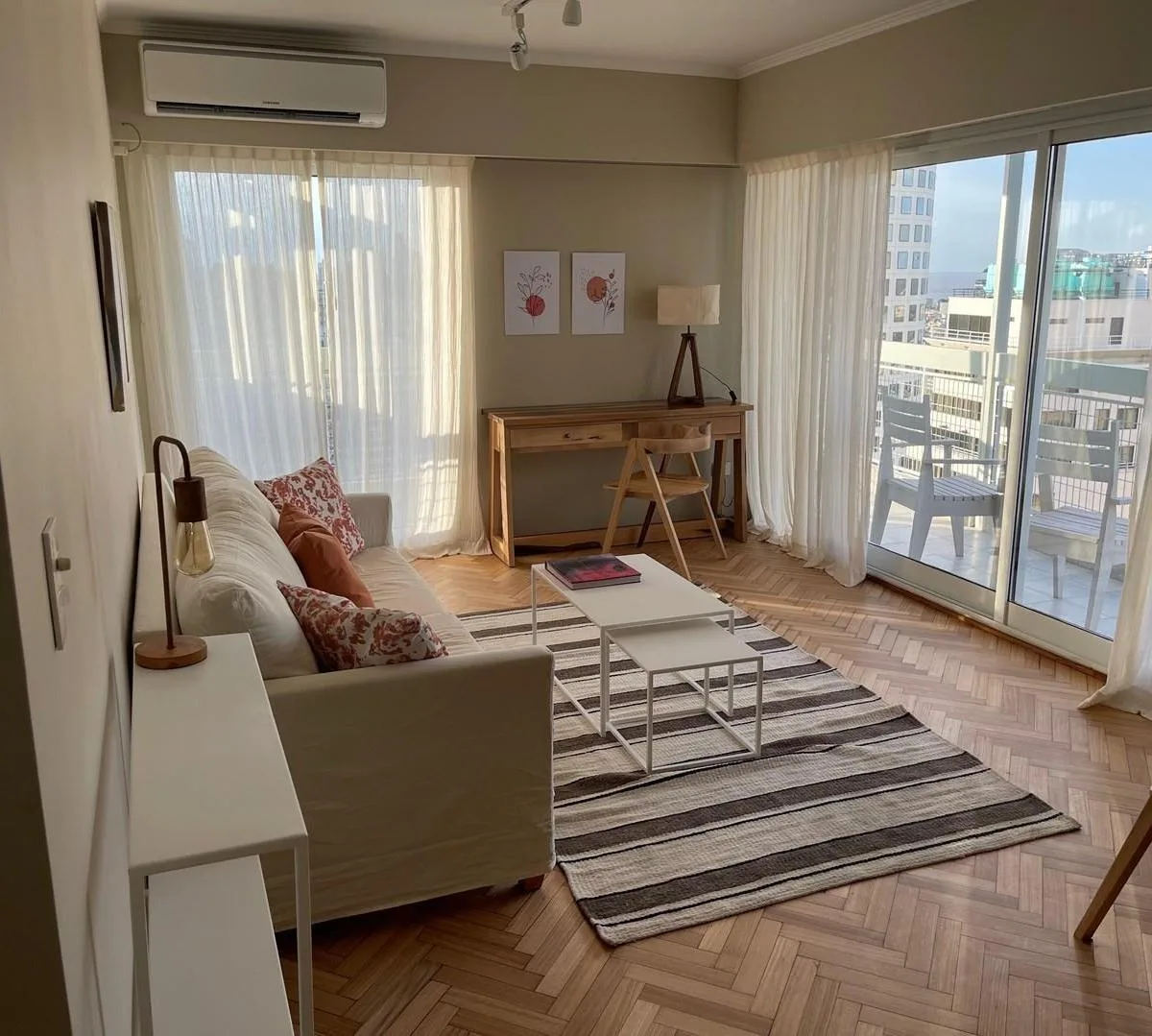 Departamento de 3 ambientes amoblado en Retiro