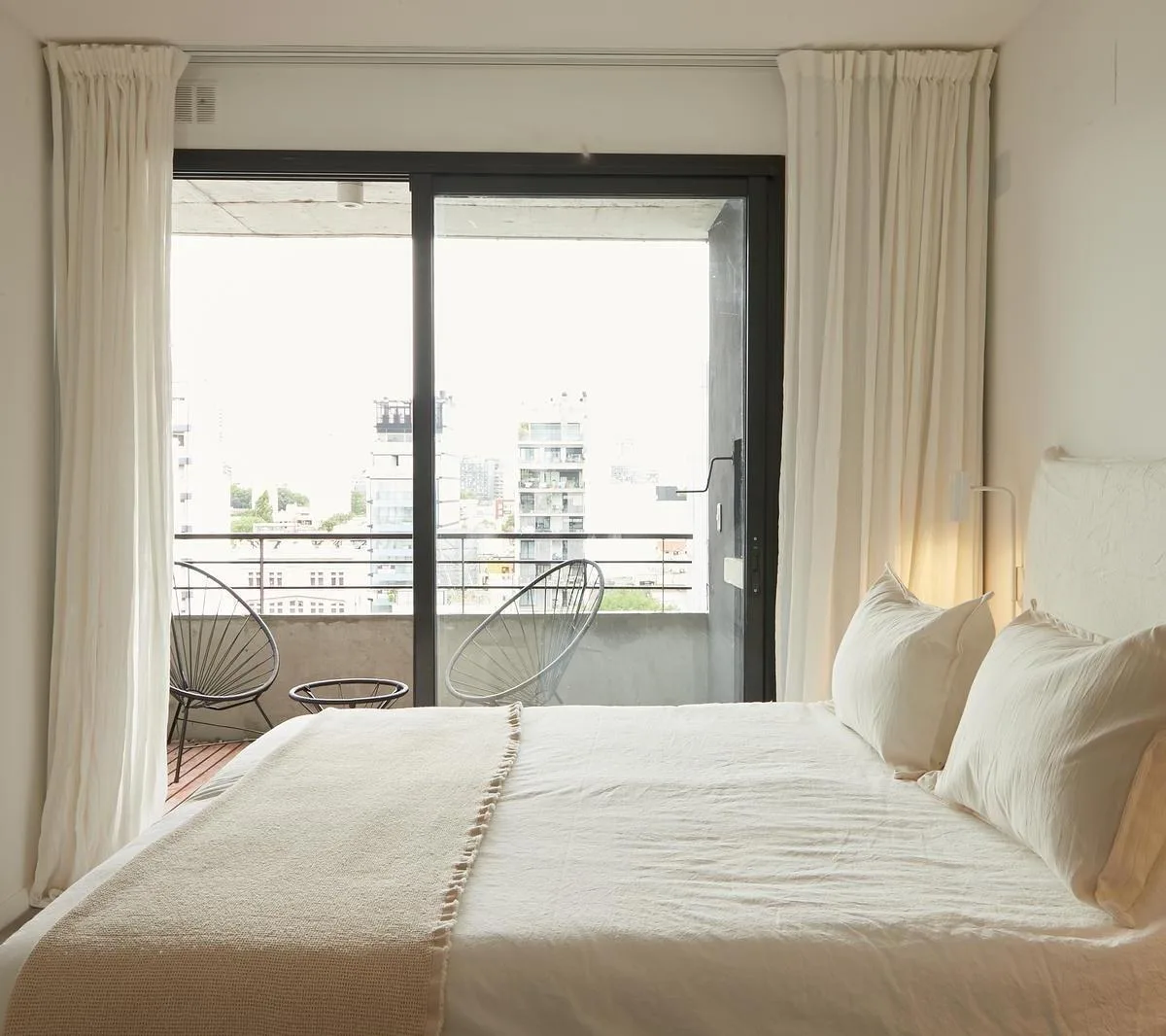 Квартира-студия с отдельной спальней в Palermo Hollywood, с услугами включёнными в стоимость