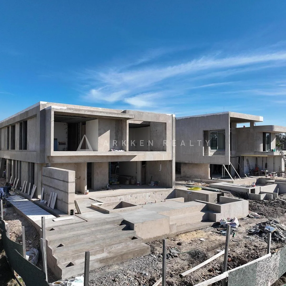 House under construction with 5 en-suite bedrooms in El Yacht, Nordelta