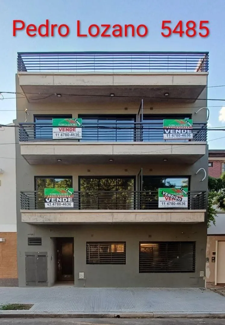2 ambientes a estrenar, balcón al frente