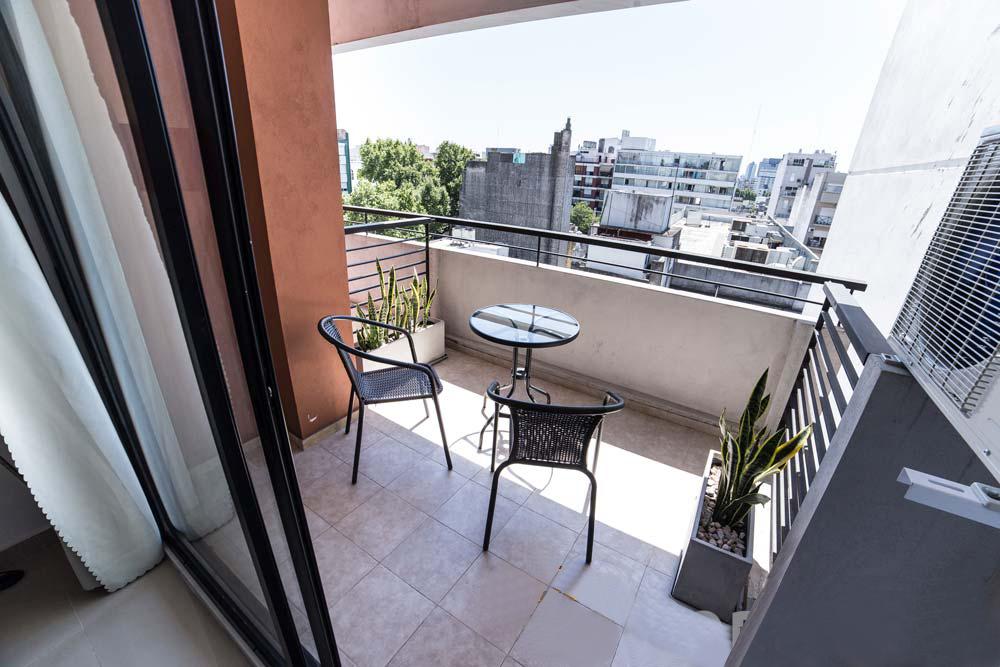 Apartamento mobiliado de 2 ambientes com 1 dormitório em Almagro