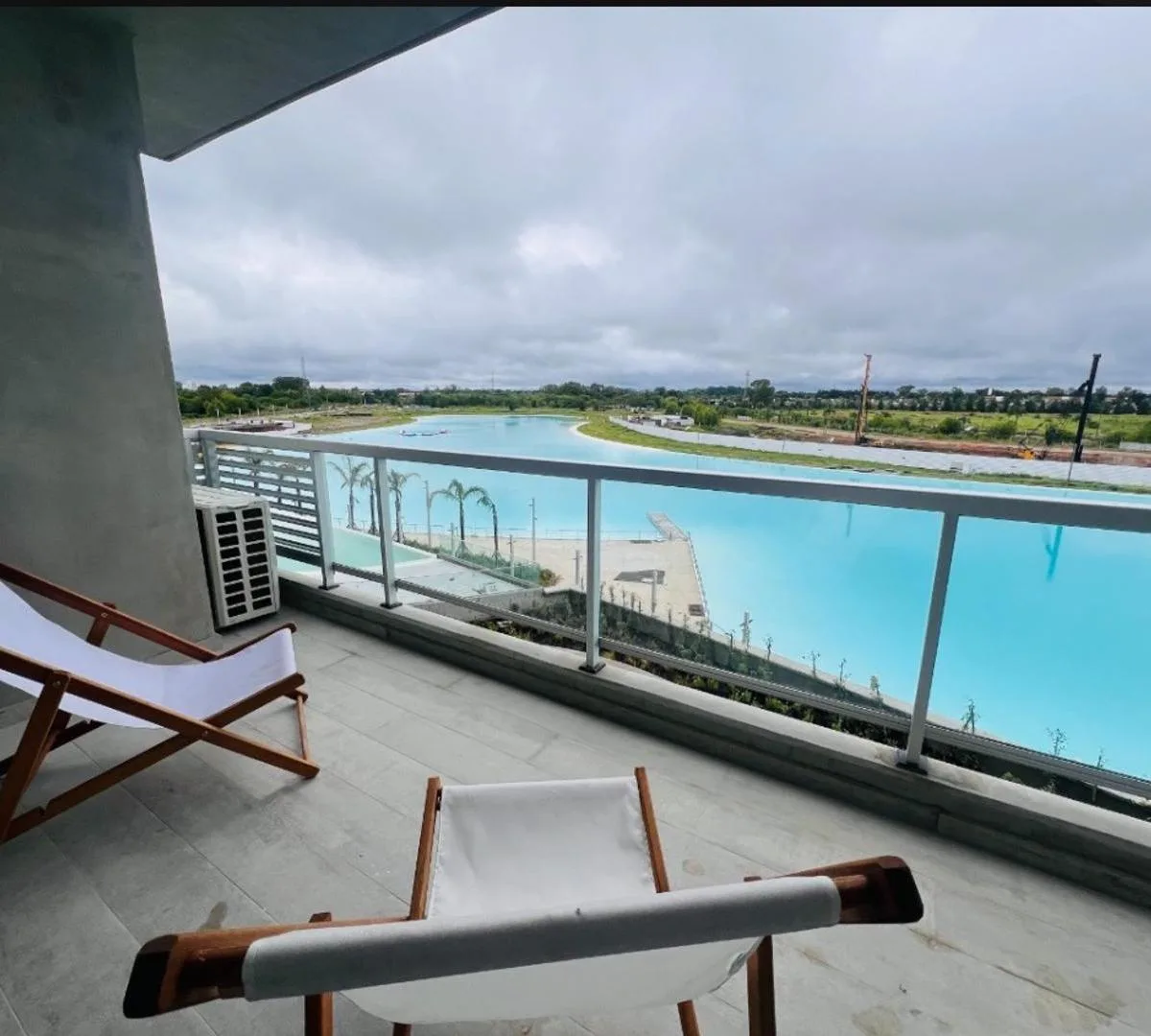 Apartamento de 1 quarto com vista para a laguna em Tigre