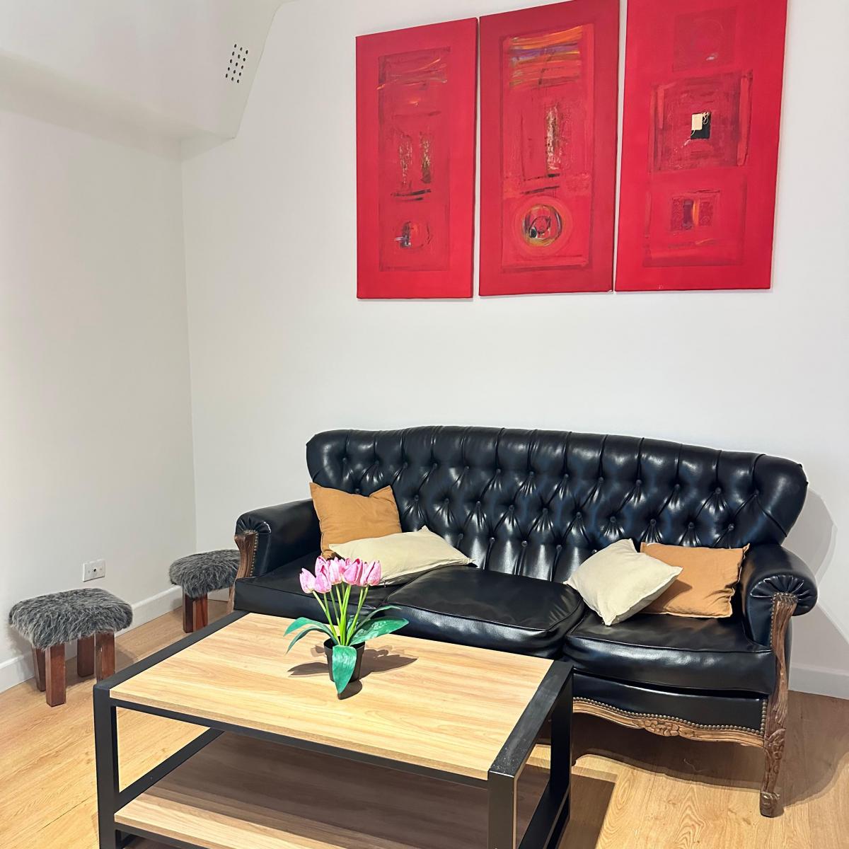 Apartamento de dois ambientes mobiliado em Balvanera