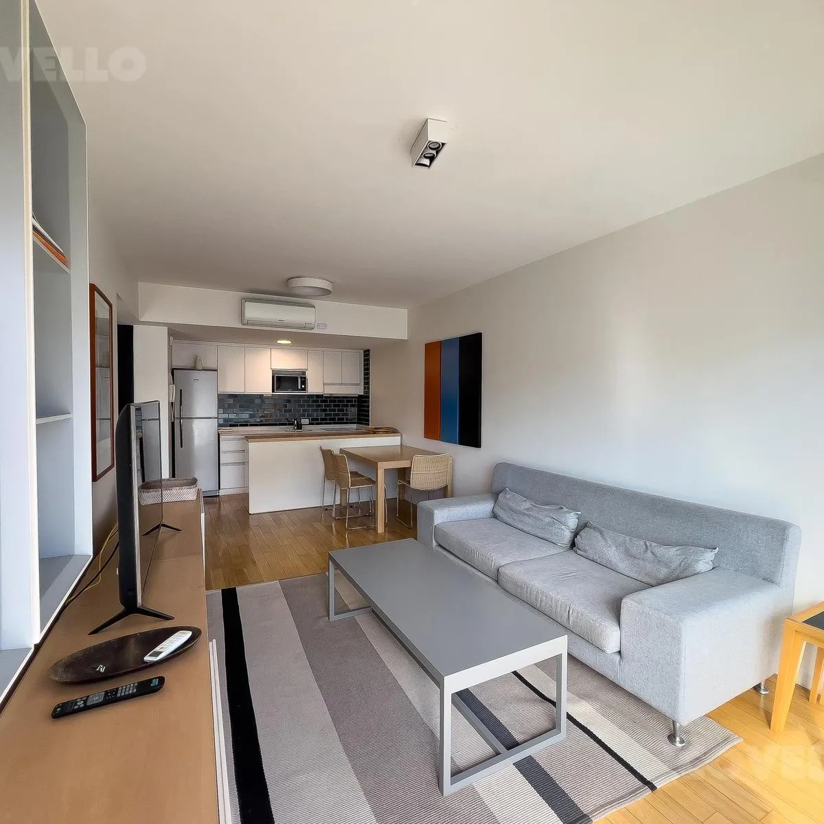 Mobiliado apartamento de 2 ambientes em Palermo