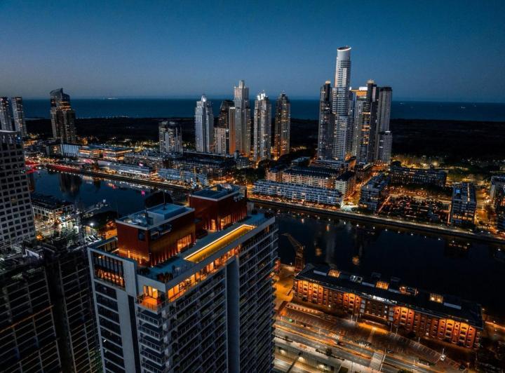 Apartamento de três ambientes com 2 quartos em Puerto Madero