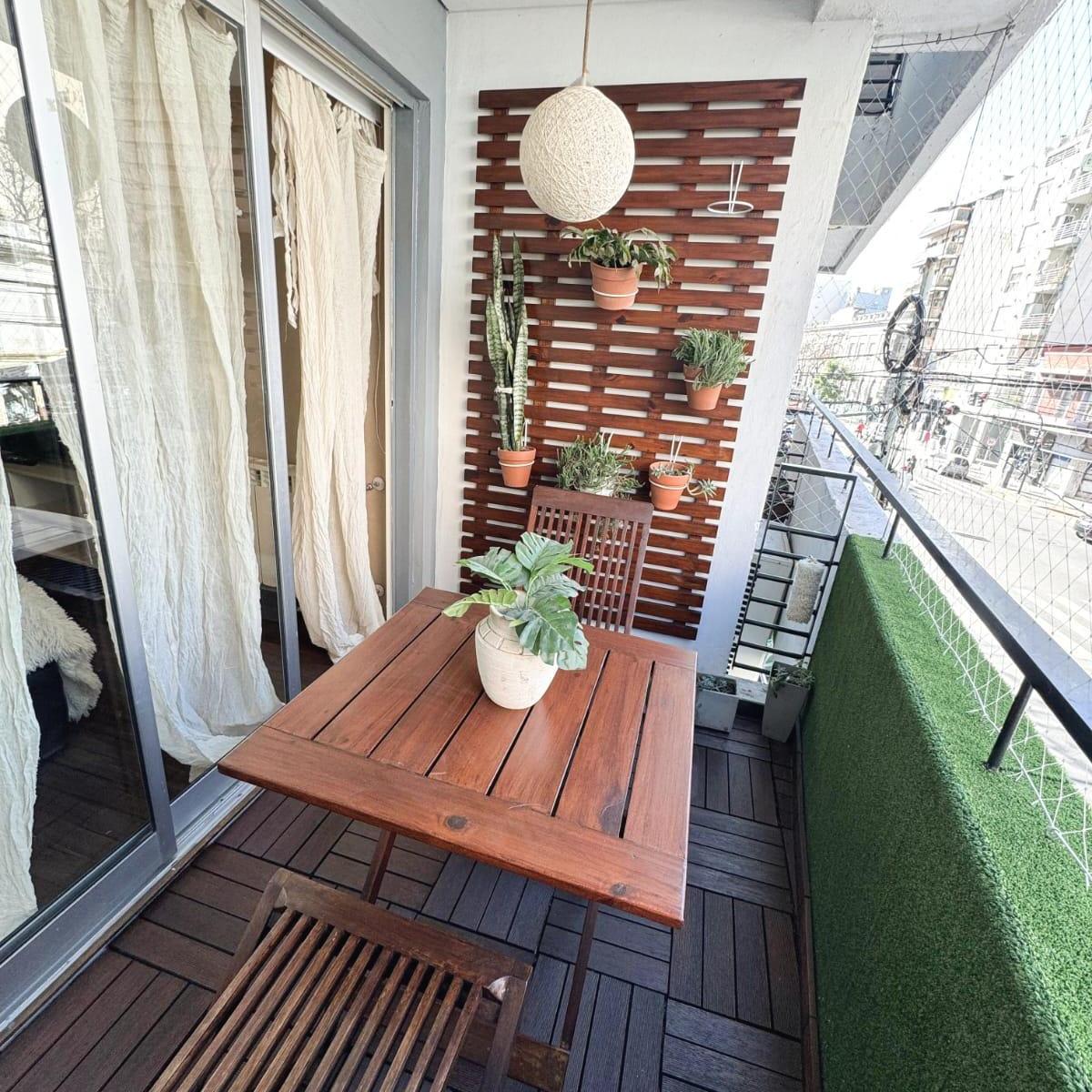 Furnished studio apartment in Colegiales