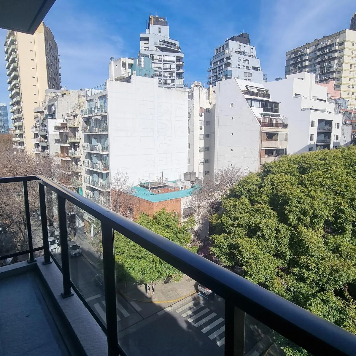 New studio with balcony