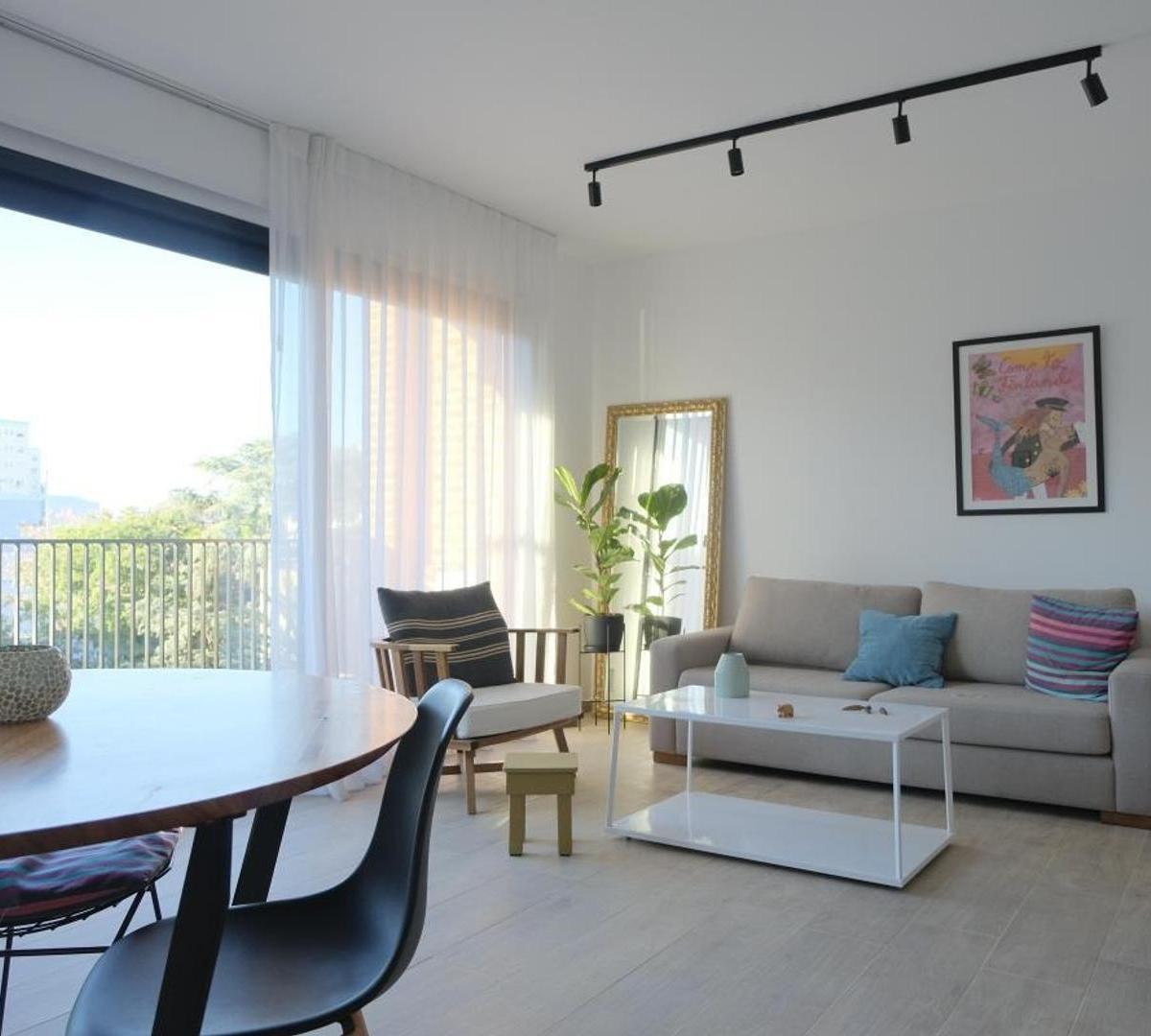 Apartamento mobiliado e equipado com 2 dormitórios em Vicente López