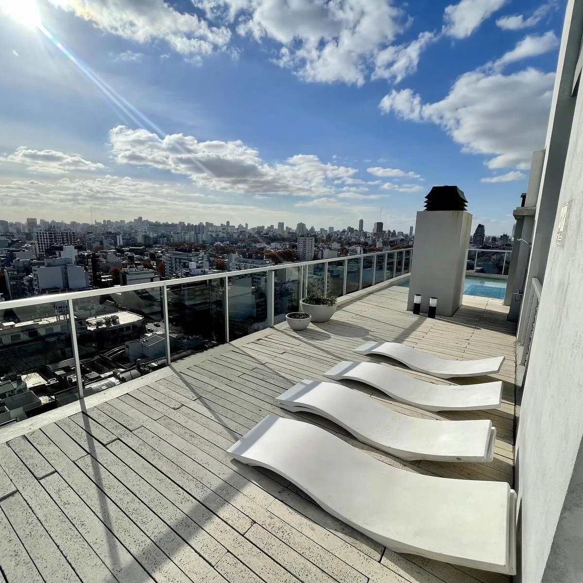 Furnished studio with balcony in Villa Crespo