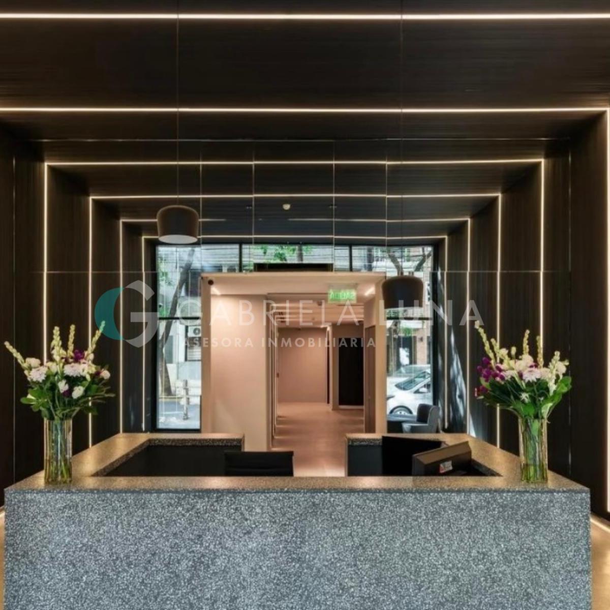 Apartamento de 2 ambientes com varanda e vaga de garagem em Palermo