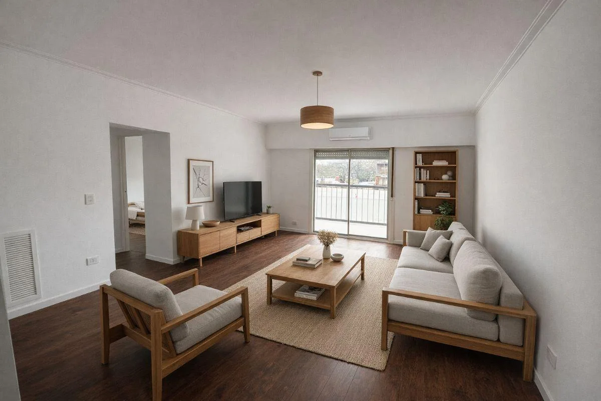 Apartamento de três ambientes com dependência em Lanús