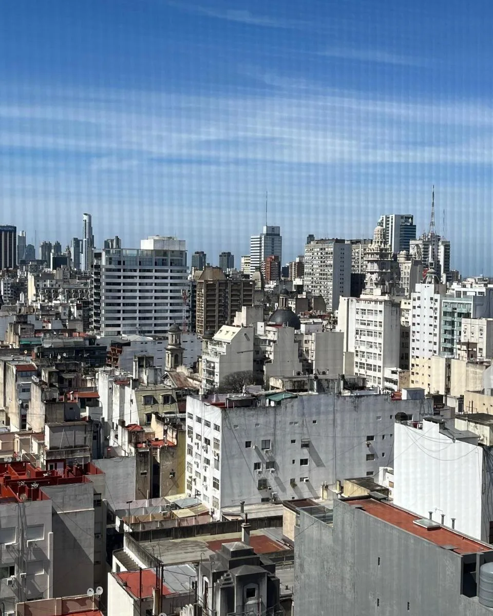 Apartamento de 1 quarto em Balvanera, andar alto com vista aberta