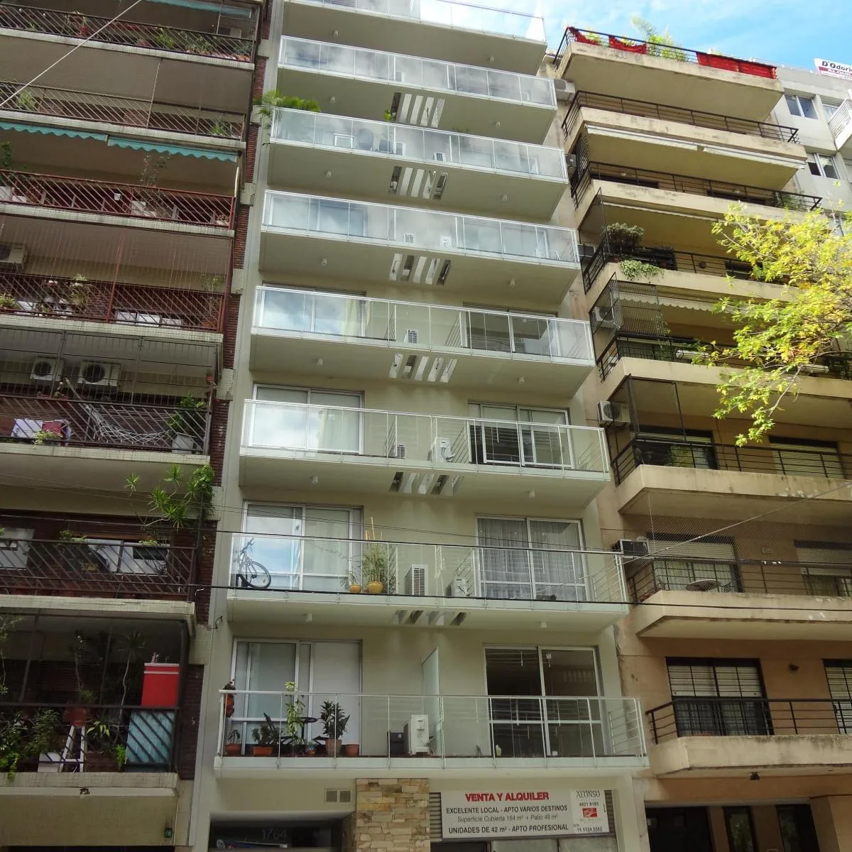 Departamento monoambiente con balcón en Palermo