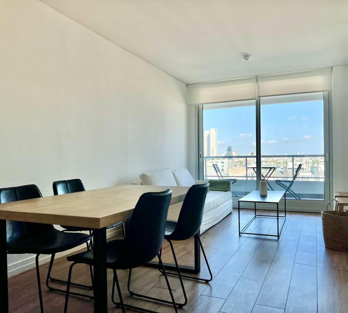 Furnished two-room apartment with balcony in Colegiales