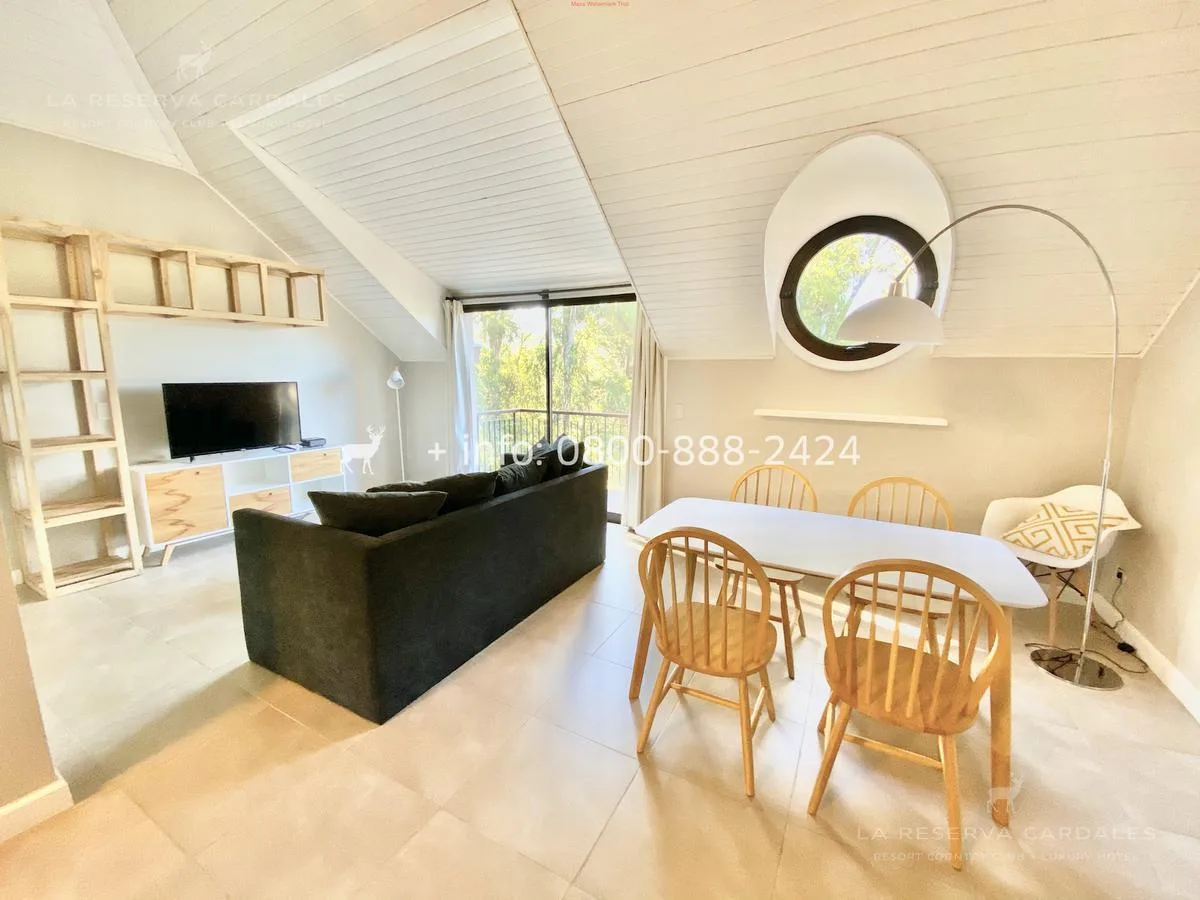 Furnished two-room apartment for temporary rent in La Reserva Cardales