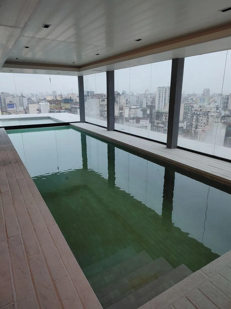 Monoambiente a estrenar al frente con balcón en Balvanera