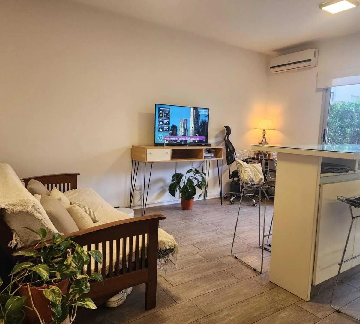 Departamento de 2 ambientes sin muebles con jardín en Nordelta (Sendero)