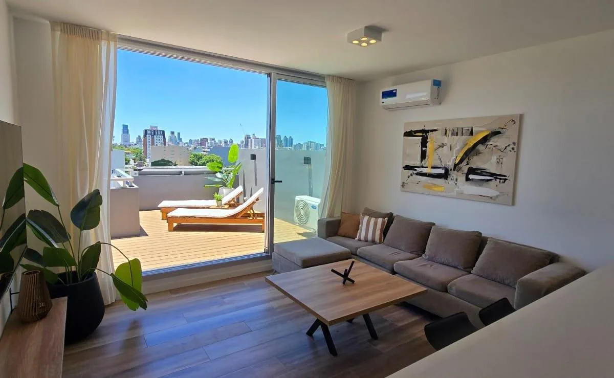Departamento de 2 ambientes con terraza en Villa Crespo