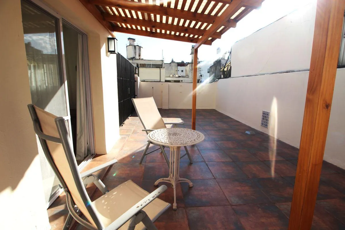 Beruti 3000 - Recoleta - 2 Ambientes Amoblados - Terraza - Parrilla