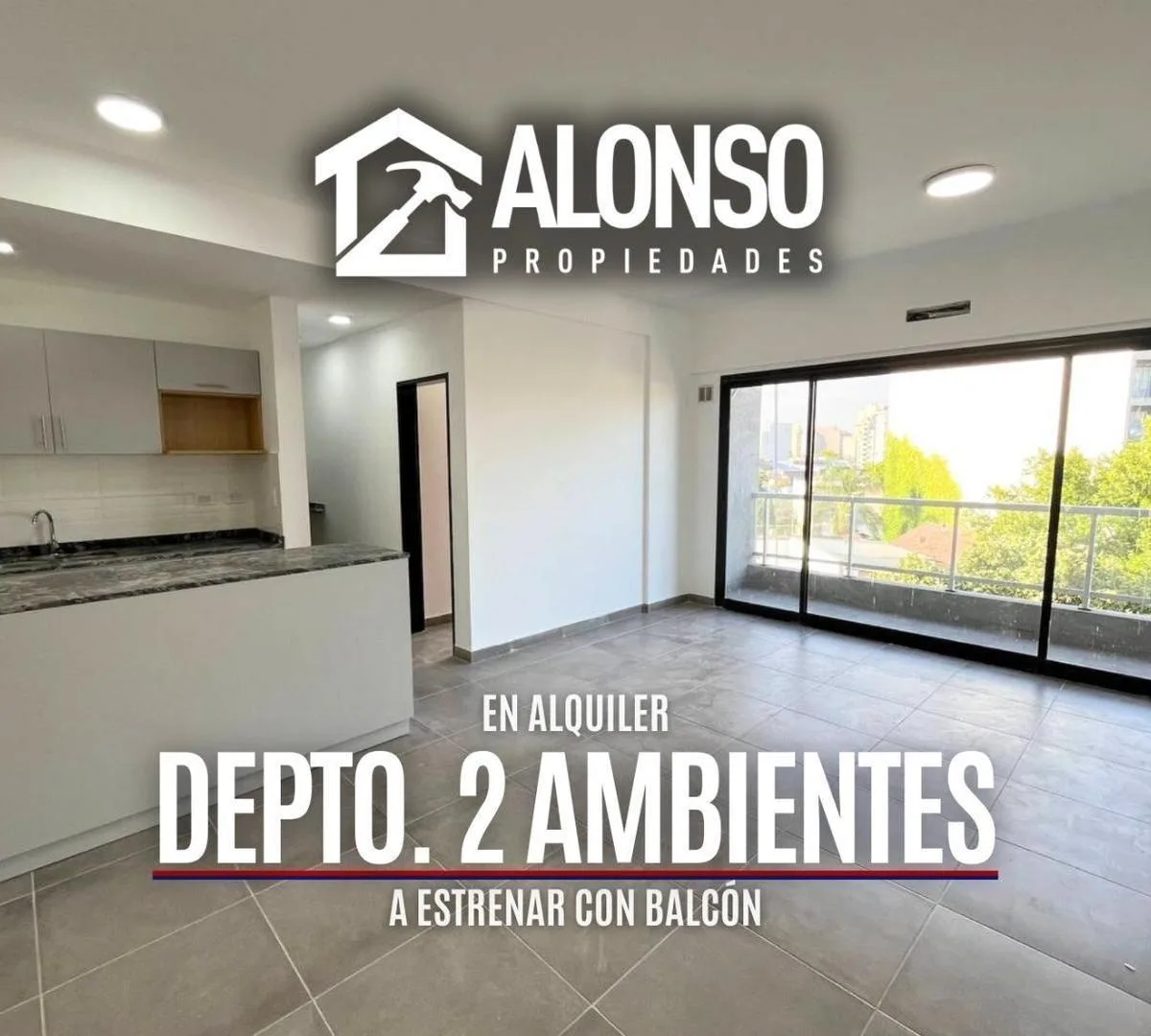 Apartamento de 2 ambientes novo em Lanús