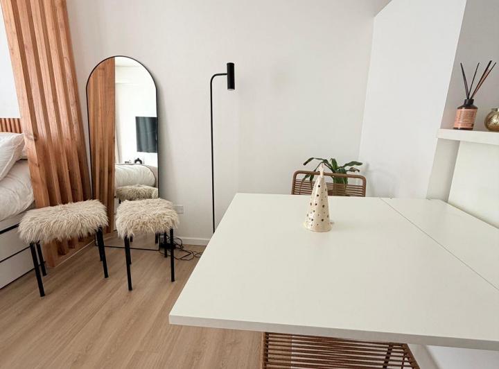 Kitnet de aluguel em Belgrano, de fundos