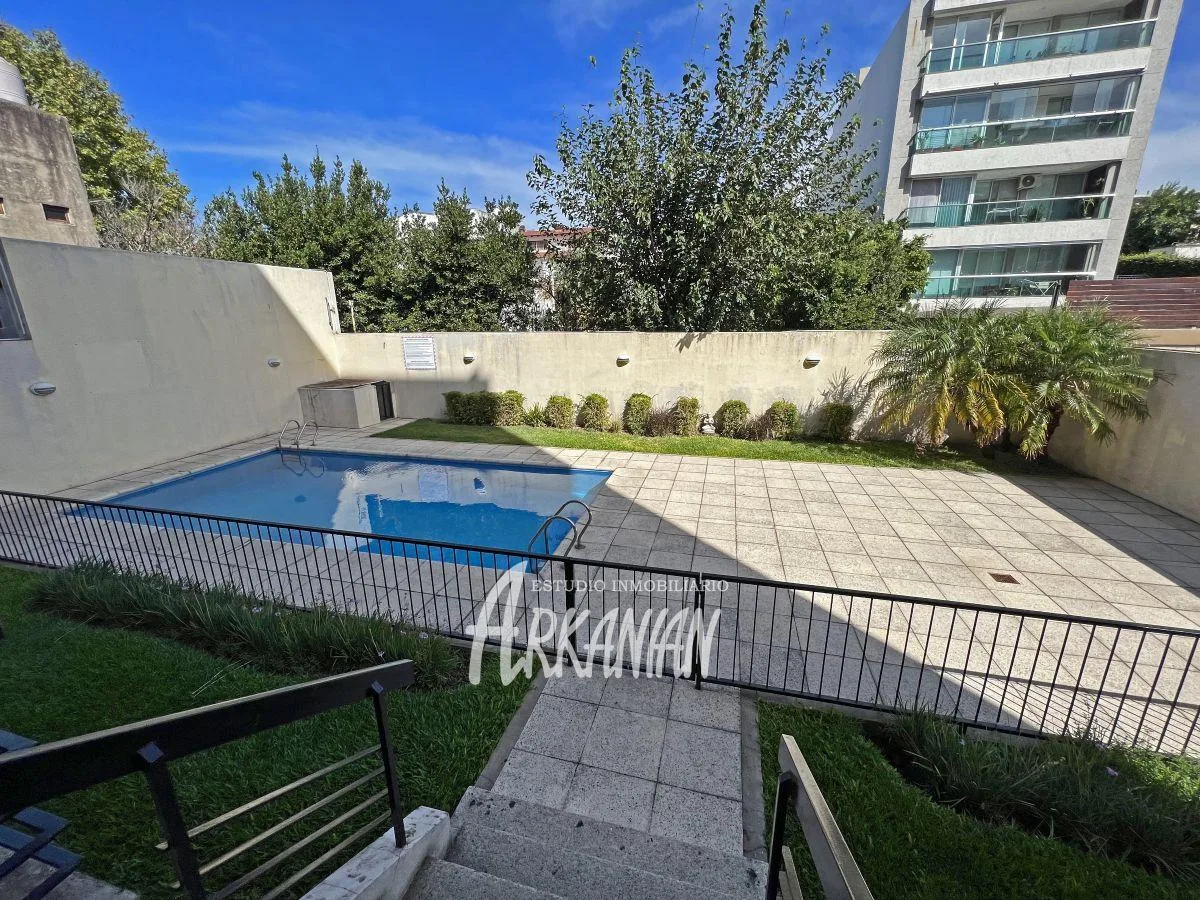 Front-facing studio apartment in Ramos Mejía with pool