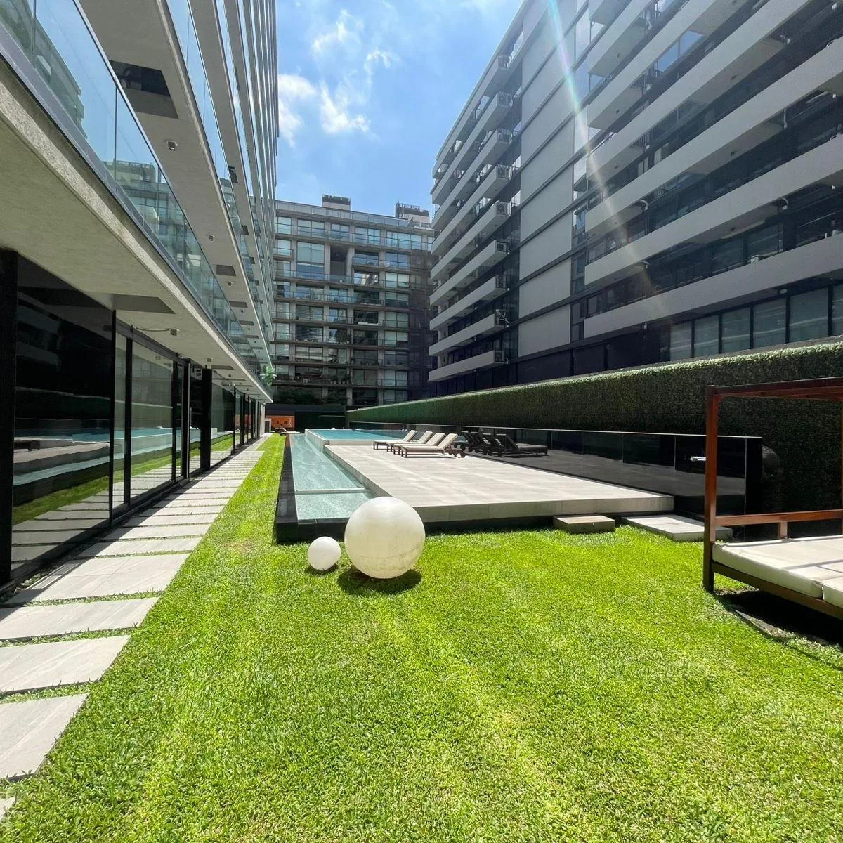 Departamento de 2 ambientes con gym y SUM en Puerto Madero