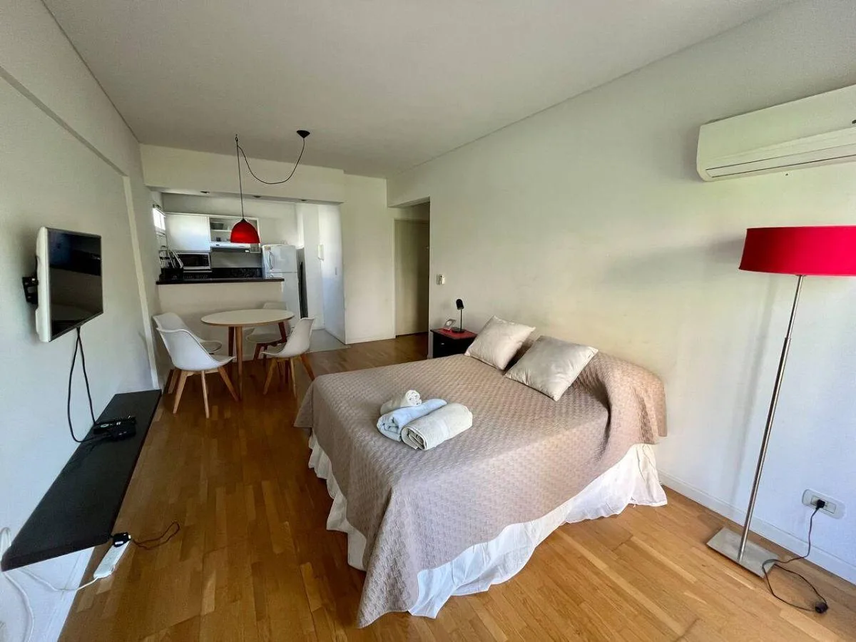 Furnished studio apartment with pool in Núñez