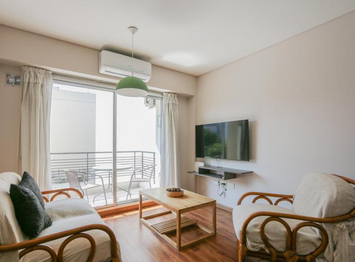 Apartamento de 2 ambientes com 1 quarto e vaga em Caballito