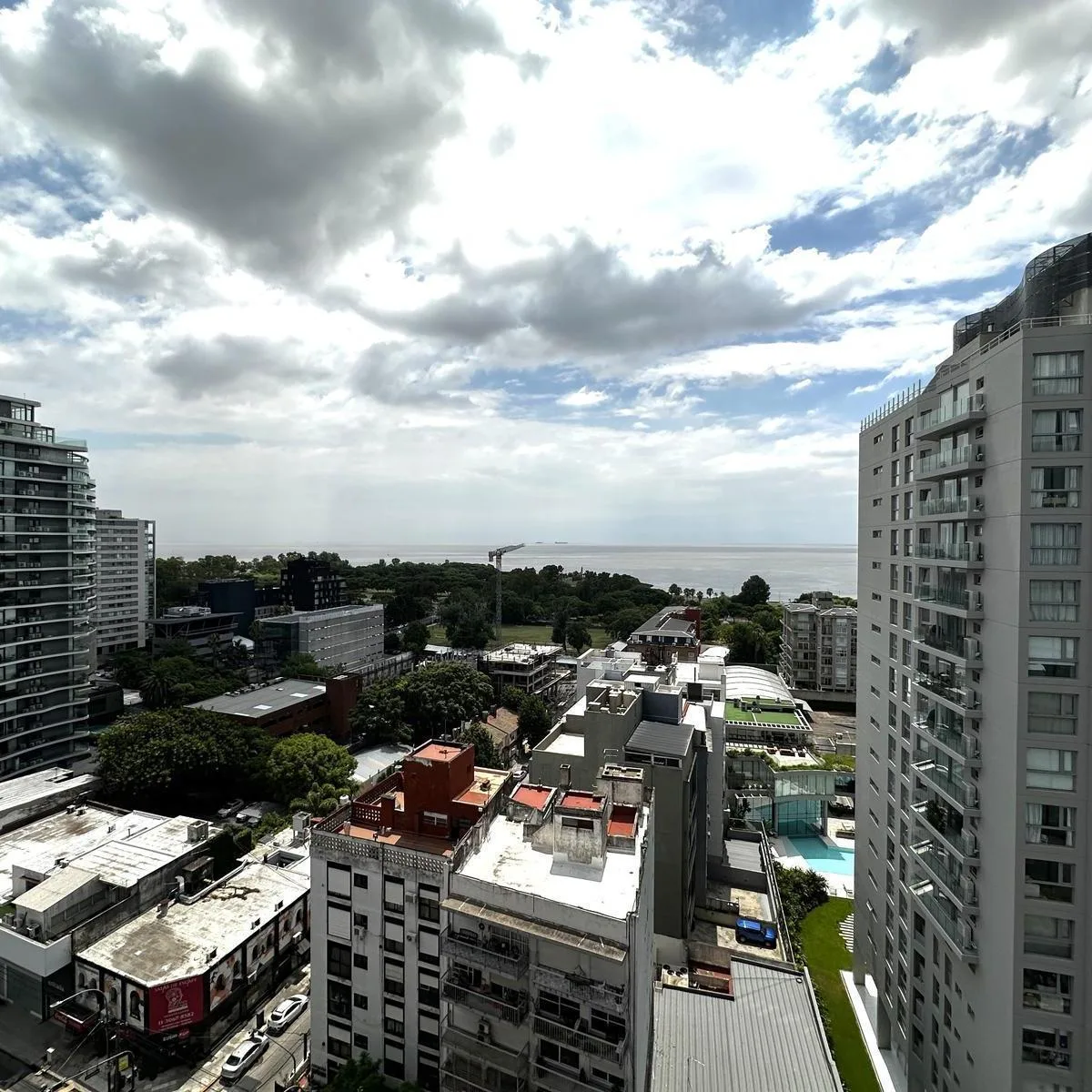 Furnished two-room apartment in Vicente López with river view