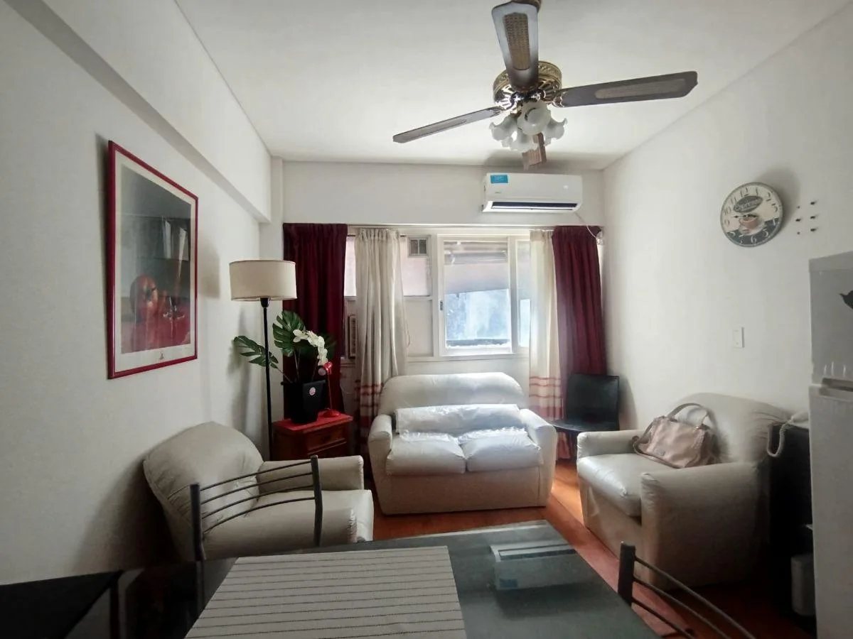 Furnished studio apartment on Av. Santa Fe