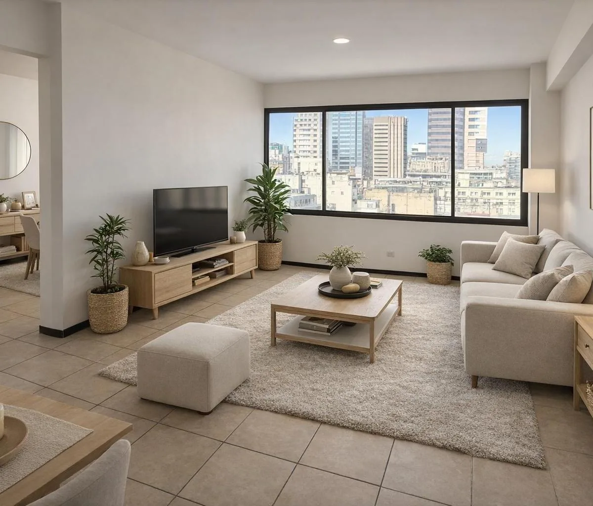 Квартира с 2 спальнями и окнами на улицу в San Nicolás