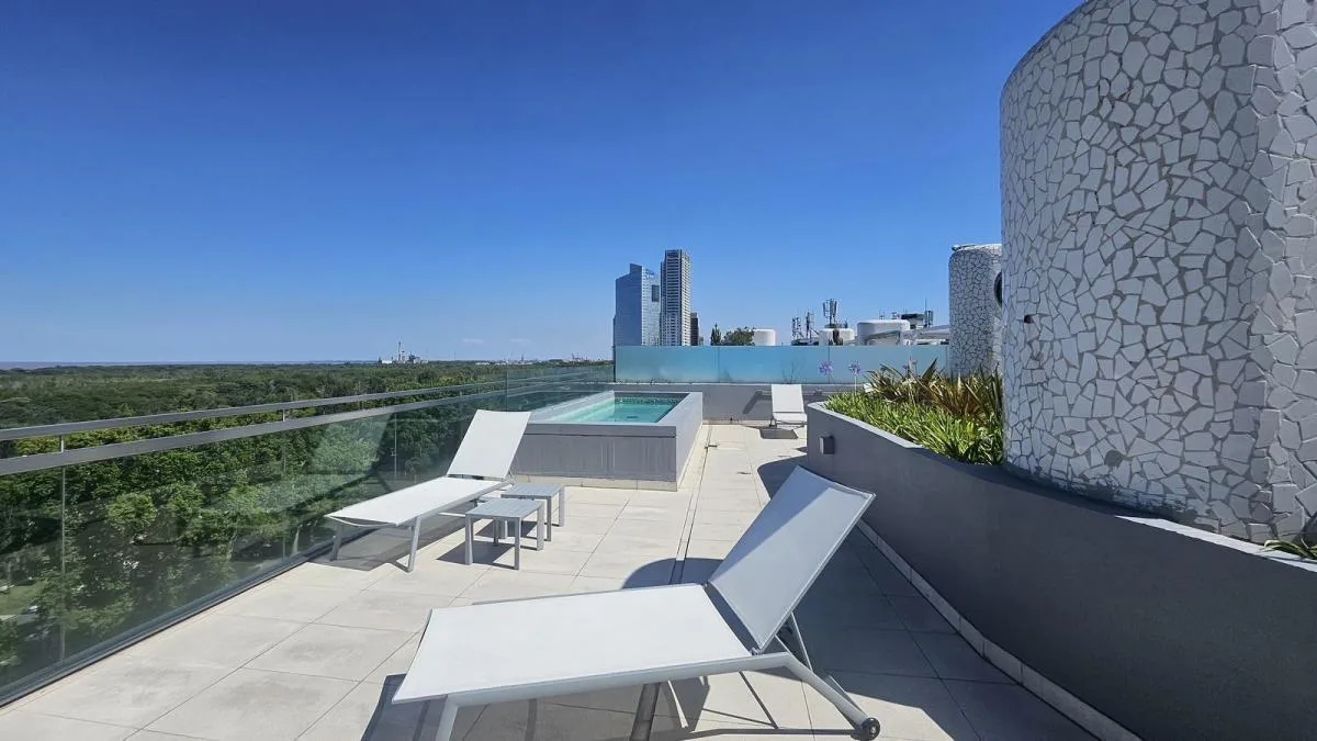 Departamento de 3 ambientes con vista al parque en Puerto Madero