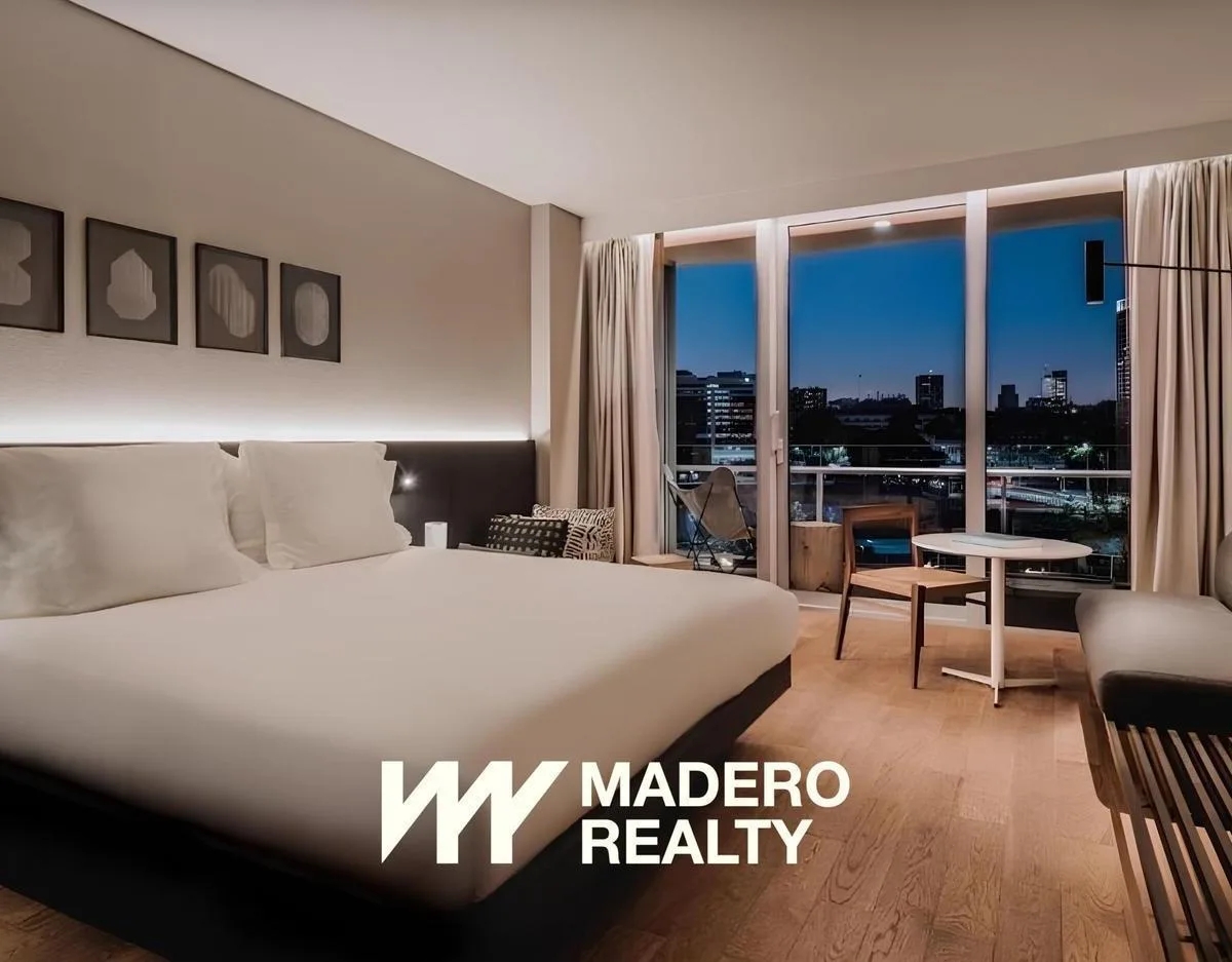Suite amoblada de 48 m² en Puerto Madero con vista al dique