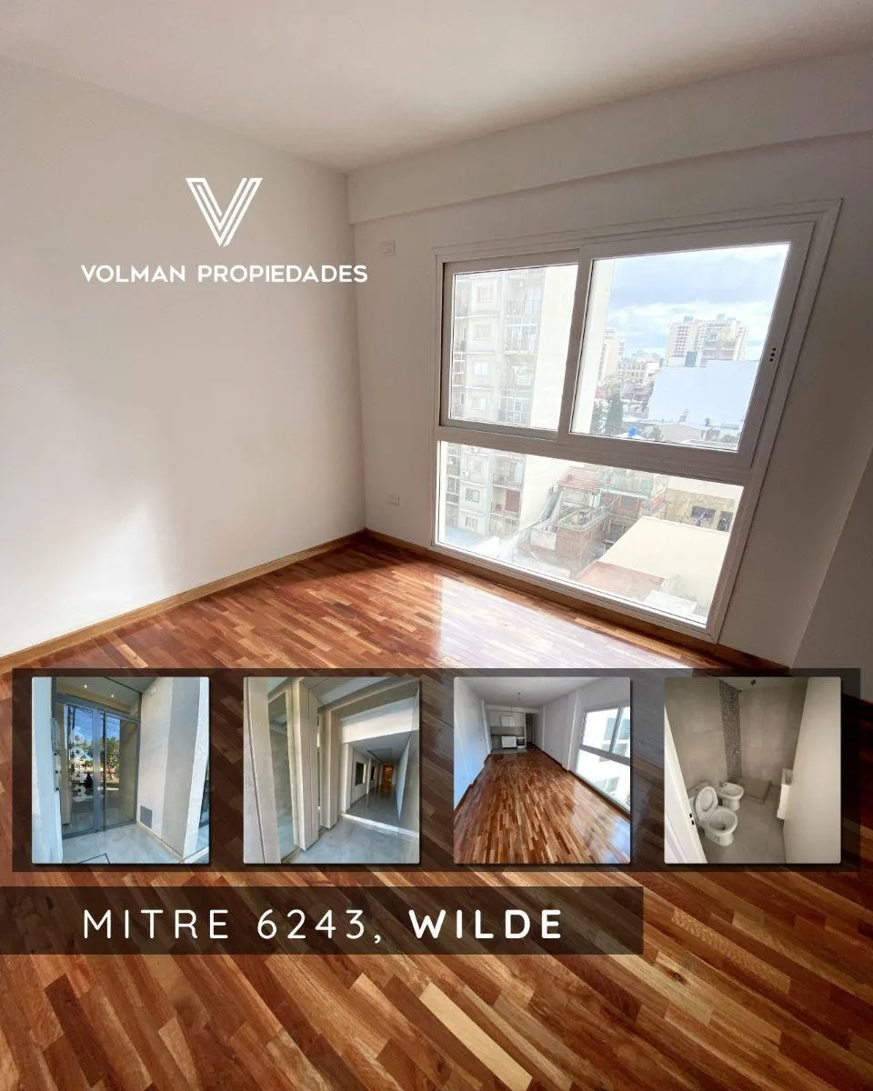 8° piso monoambiente 36 m²