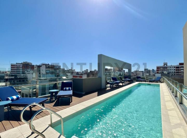 Apartamento de dois ambientes com 1 quarto em Recoleta com vaga e piscina