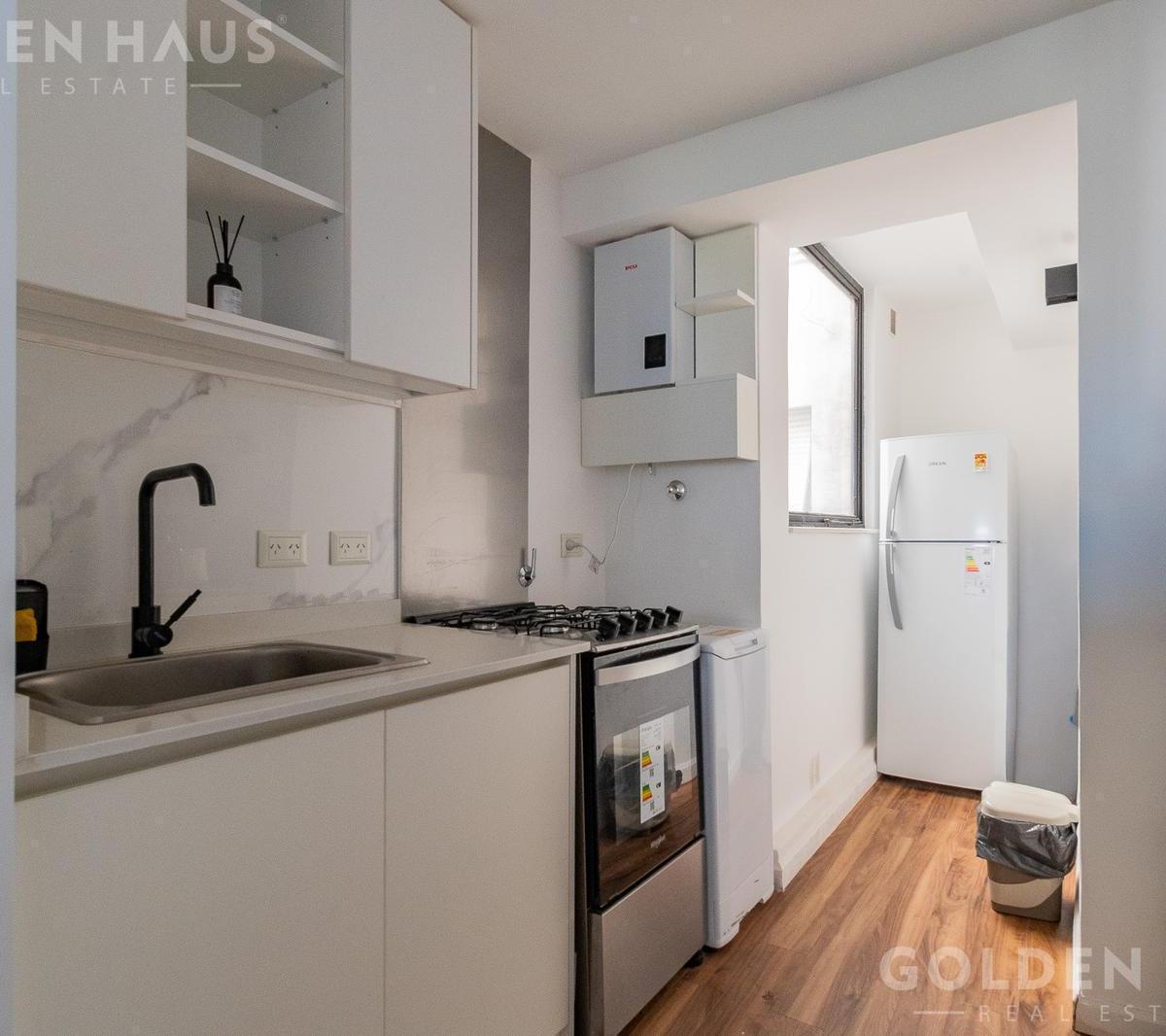 Apartamento de três ambientes reformado e mobiliado em Palermo