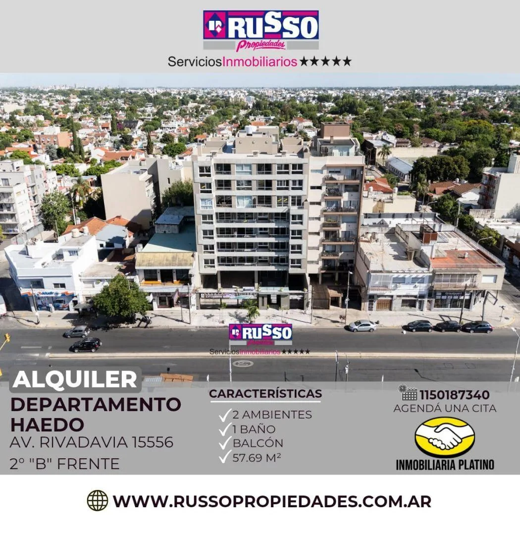 Departamento de 2 ambientes a estrenar en Haedo