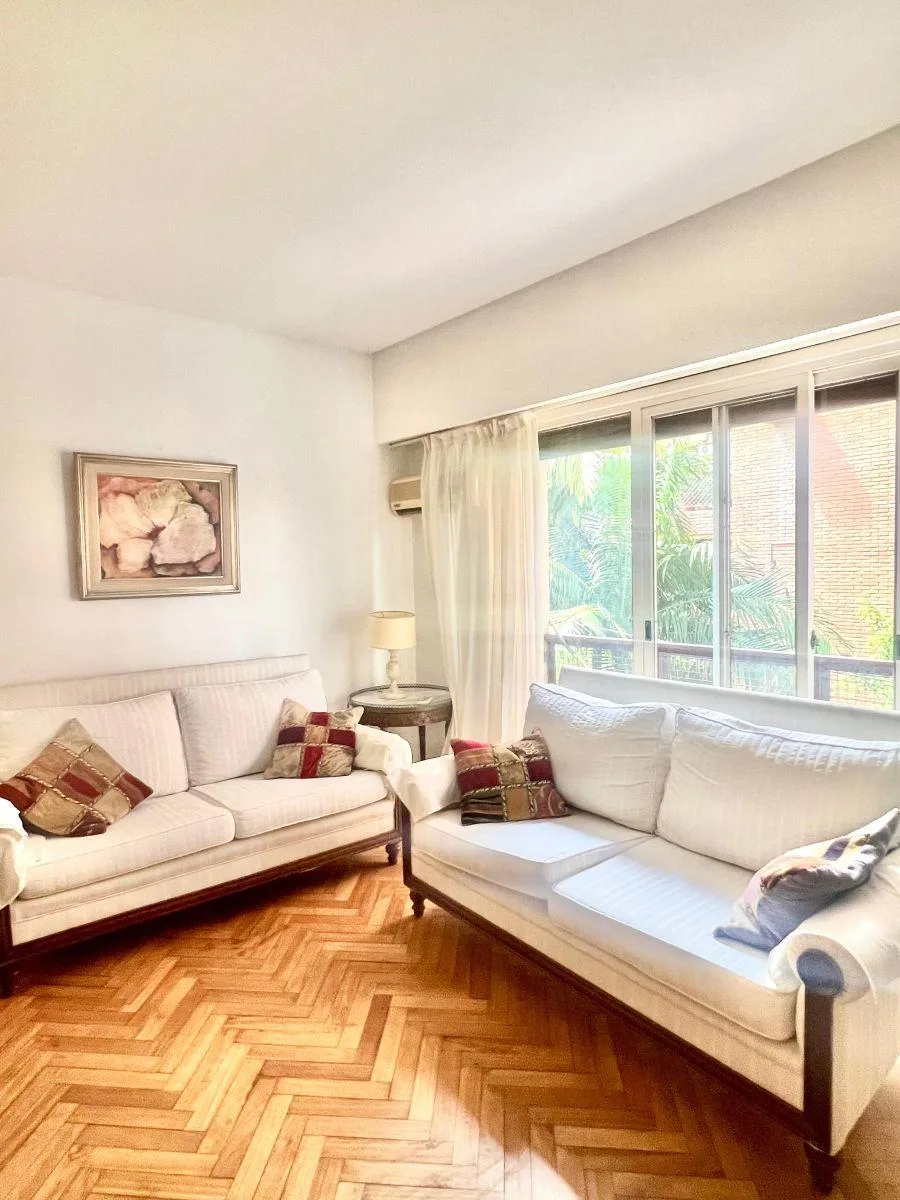 Apartamento de três ambientes mobiliado com 2 dormitórios em Belgrano